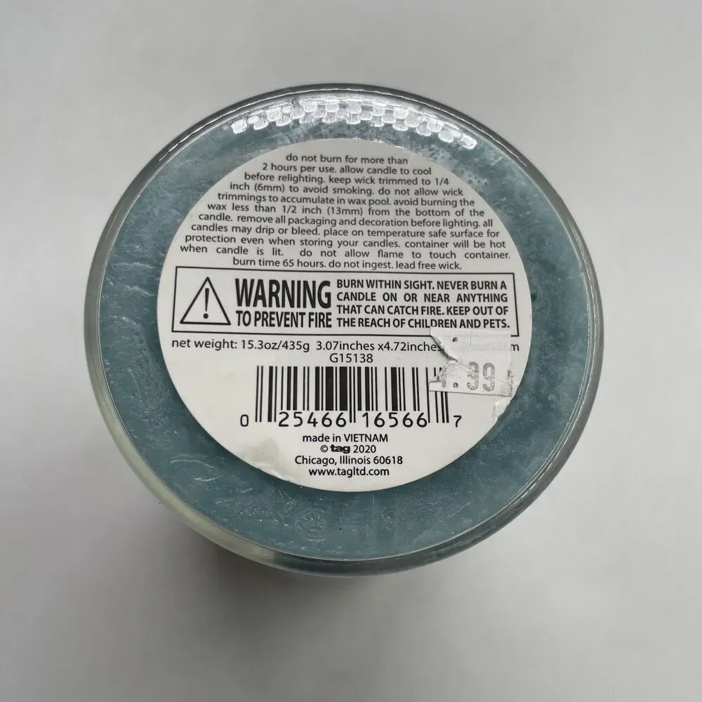 TAG Fragrance Fusion Water Candle, Medium (G15138)
